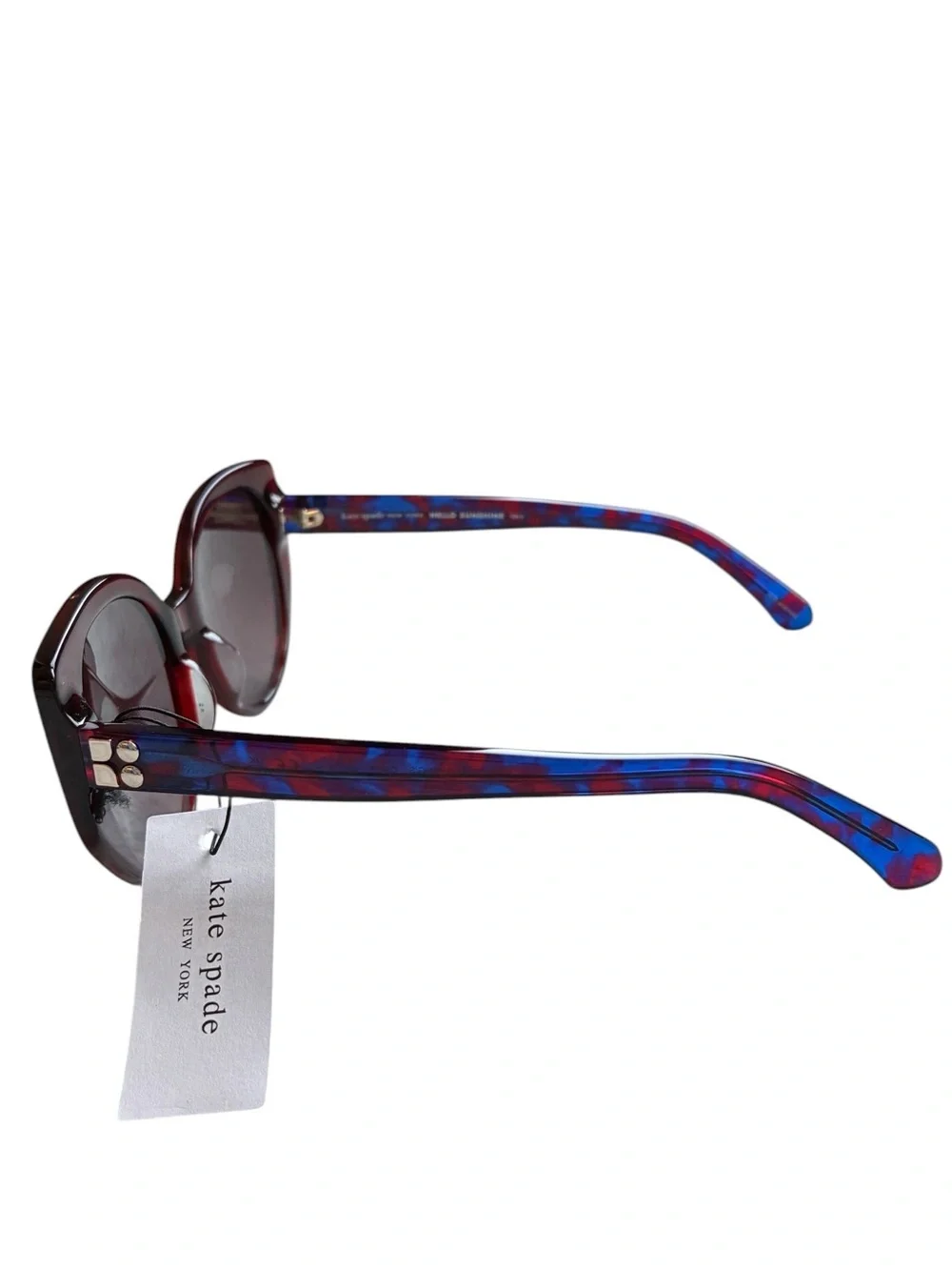 Kate Spade Seraphina/G/S Burgundy Oversized Cat Eye Sunglasses C9A3X 55□19 NWT